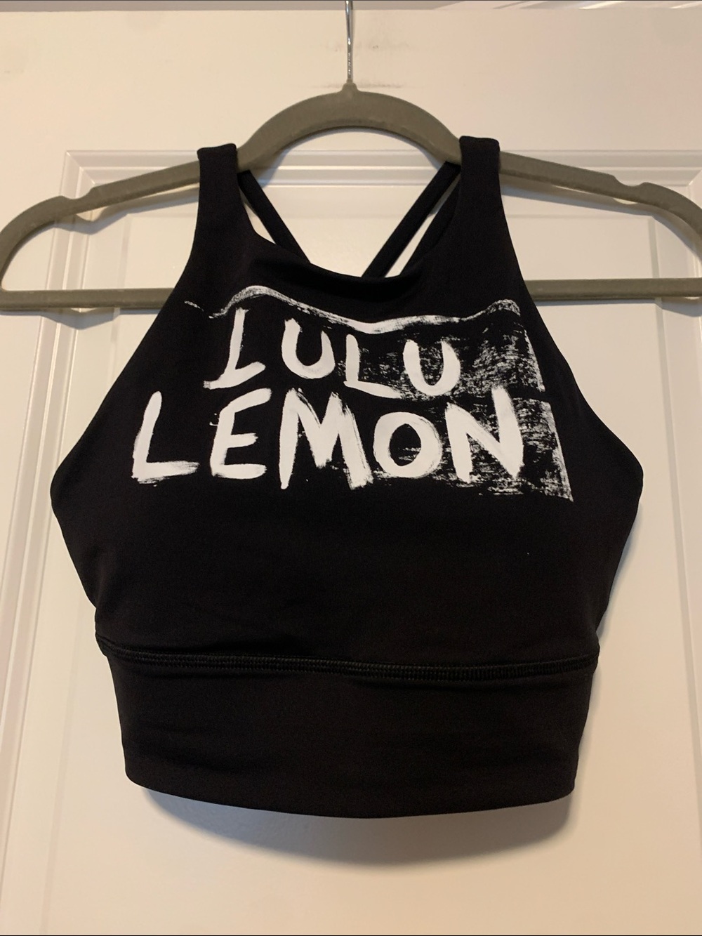 lululemon athletica Ed Curtis High Neck Energy Bra, Sz 6, Good Condition